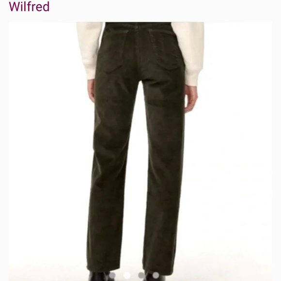 Wilfred Free Corduroy Pants in Forest Green size 4. - Picture 2 of 14